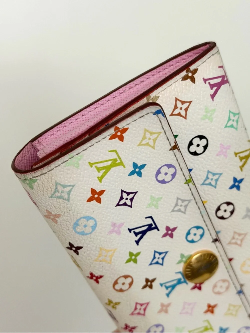 Louis Vuitton Multicolore Monogram Pattern Coated Canvas Sarah Wallet